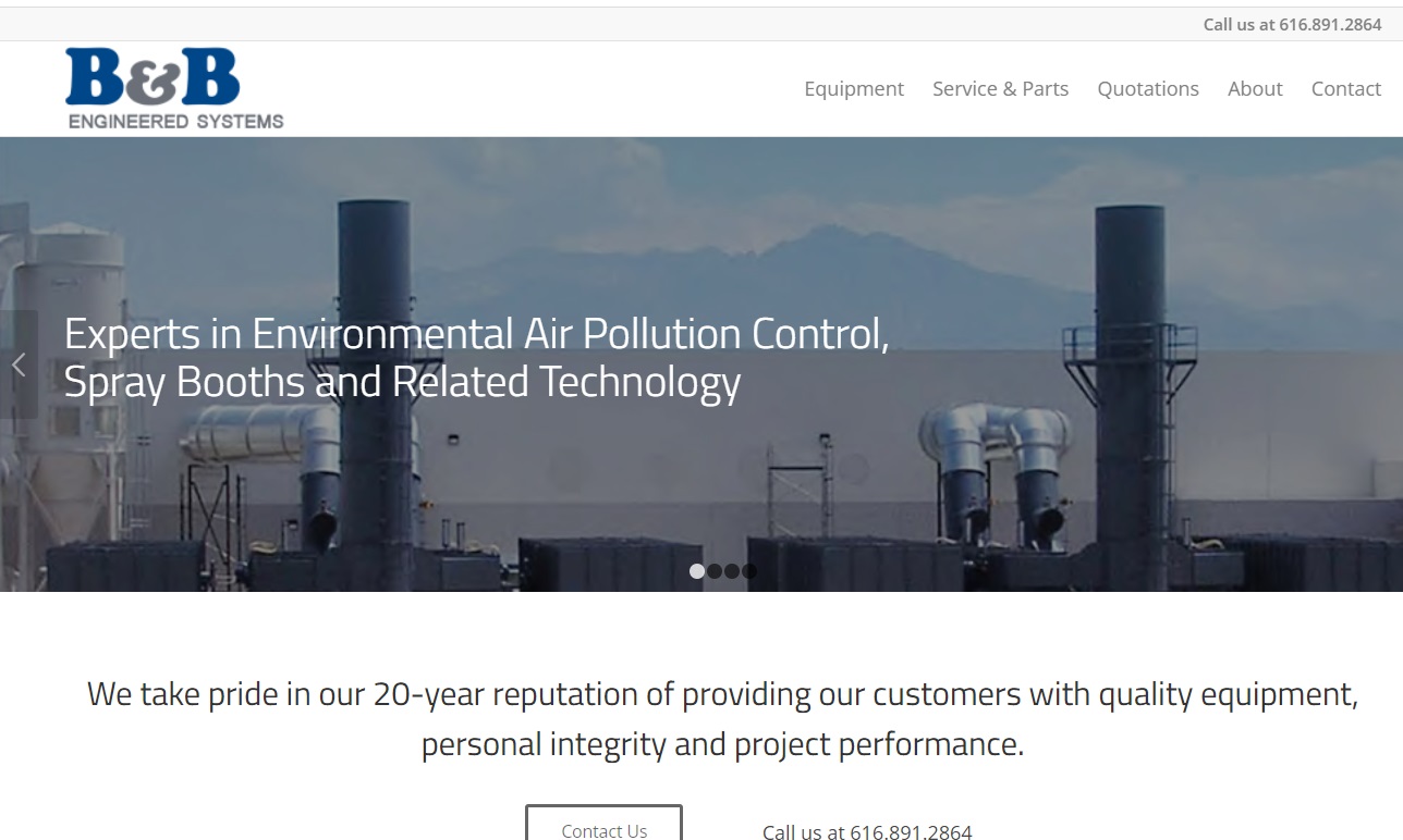 B & B Engineered Systems | Air Pollution Control Equipment